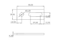 Adaptor de montaj - Unghi plat 1.4016 PV-07-01 (1)