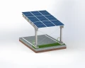 Carport fotovoltaic pentru 1 vehicul L 5,7m x 3,3m Parcare solară GPV-101-06 (3)