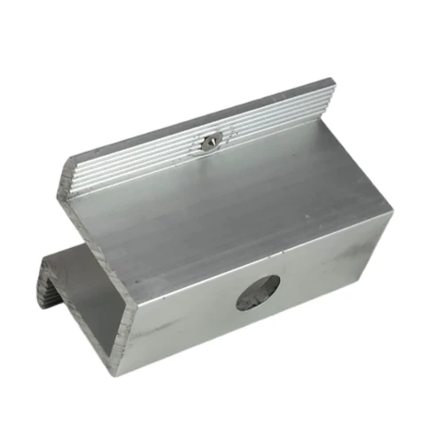 Clemă de mijloc H25 L50 cu știft de împământare PV-04-09 (2)