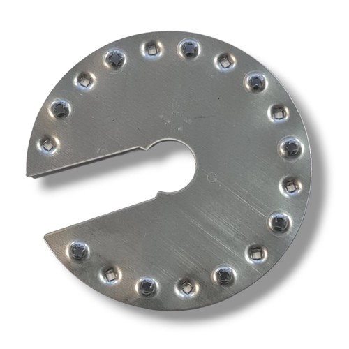 Șaibă de împământare varianta IV circulară cu decupaj Ø45mm PV-20-04