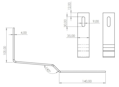 Cârlig și buclă - SPEC - Oțel inoxidabil H17 PV-08-37 (2)
