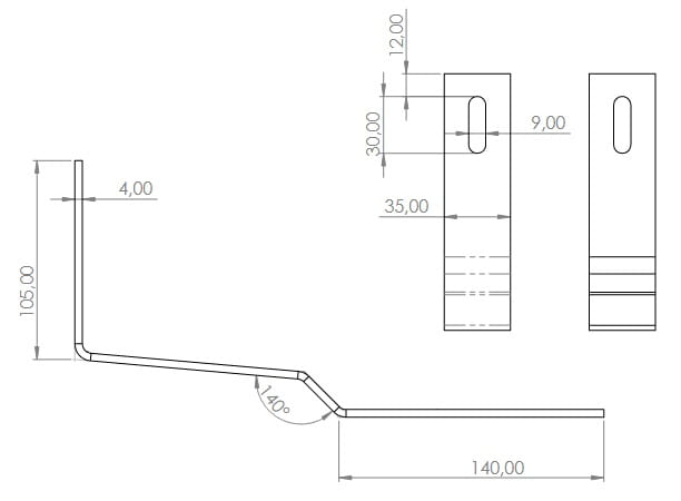 Cârlig și buclă - SPEC - Oțel inoxidabil H17 PV-08-37 (2)
