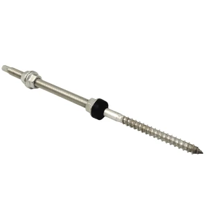 Filet dublu pentru fixarea panourilor solare oțelA2 M12 x 300