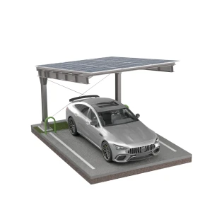 Carport fotovoltaic pentru 1 vehicul L 5,7m x 3,3m Parcare solară