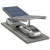 Carport fotovoltaic pentru 2 vehicule T 11,4m x 3,3m Parcare solară GPV-101-08