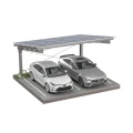 Carport fotovoltaic pentru 2 vehicule L 5,7m x 5,2m Parcare solară GPV-101-14
