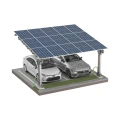 Carport fotovoltaic pentru 2 vehicule L 5,7m x 5,2m Parcare solară GPV-101-14 (2)