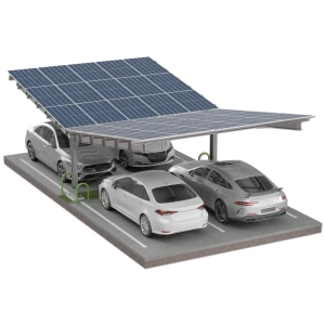 Carport fotovoltaic pentru 4 vehicule T 11,4m x 5,2m Parcare solară