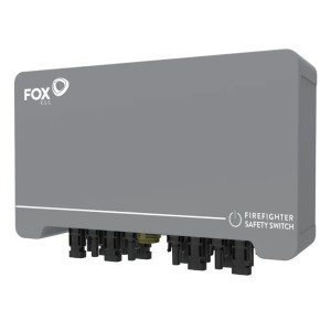 Întrerupător de curent anti-incendiu Fox pentru PV - S-Box, 4 stringuri
