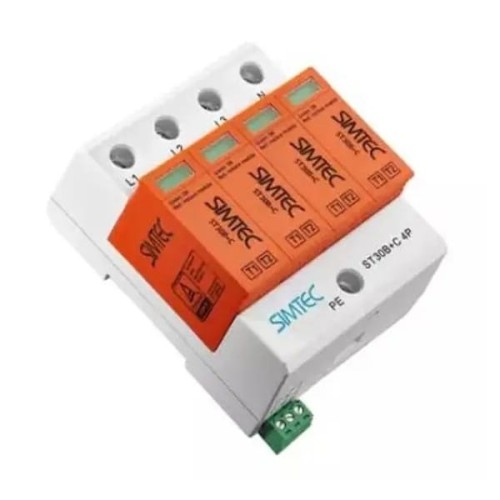 Descărcător de supratensiuni tip 1+2 (B+C) 4P 30kA 1,5kV KM30B+C/4-275 SIMTEC 85201010 SIMET GPV-401-29