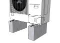 Baza de balast pentru pompa de căldură PP550 - set de 2 bucăți GPV-600-05 (3)