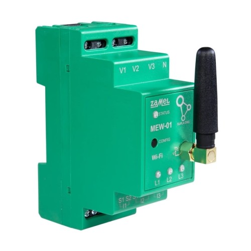 Monitor de electricitate WI-FI 3F+N pentru sisteme fotovoltaice TIP: MEW-01 SUPLA ZAMEL GPV-401-40 (2)