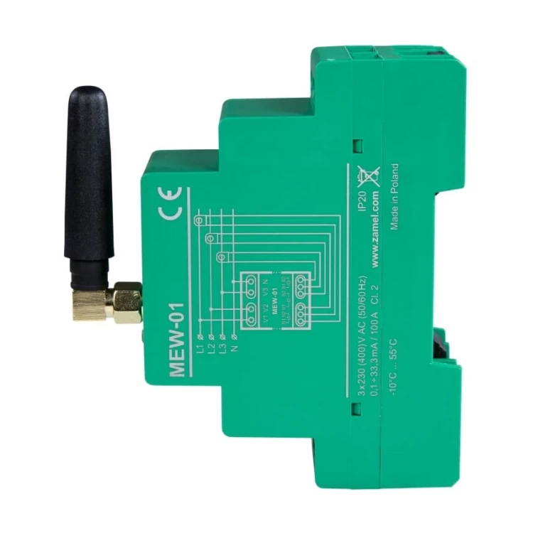 Monitor de electricitate WI-FI 3F+N pentru sisteme fotovoltaice TIP: MEW-01 SUPLA ZAMEL GPV-401-40 (3)