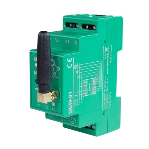 Monitor de electricitate WI-FI 3F+N pentru sisteme fotovoltaice TIP: MEW-01 SUPLA ZAMEL GPV-401-40