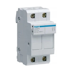 Hager Bază Siguranță PV 2P 32A 10x38mm
