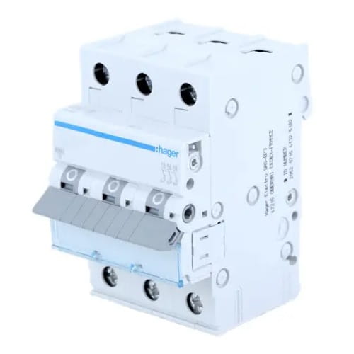 Întrerupător de supracurent HAGER C 25A 3P 6kA MCN325E GPV-401-59