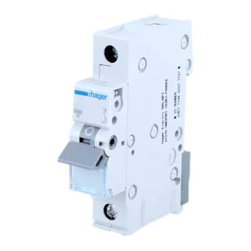 Întrerupător de supracurent HAGER B 6A 1P 6kA MBN106E GPV-401-65