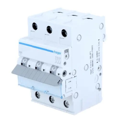 Întrerupător de supracurent HAGER B 25A 3P 6kA MBN325E GPV-401-72
