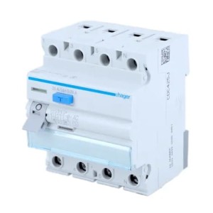 Întrerupător de curent rezidual 3P+N 25A 30mA AC tip CDC425J HAGER