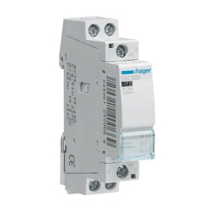 Contactor modular 230V AC 2NO 25A ESC225 HAGER