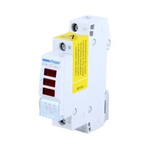 Lampă de semnalizare LED triplu roșu 230VAC SVN127 HAGER