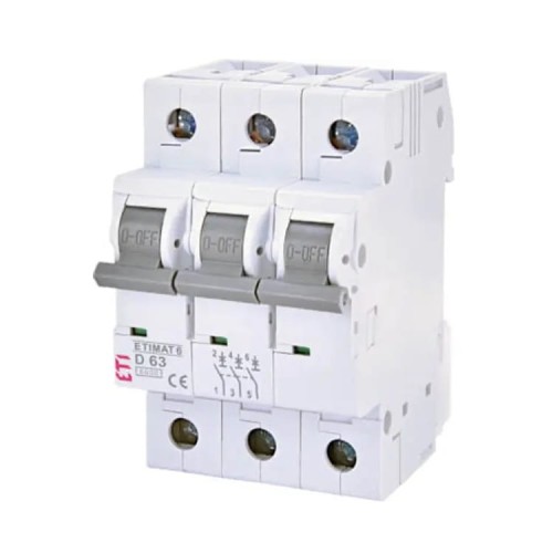 Întrerupător de supracurent ETI C 20A 3P 6kA GPV-401-96