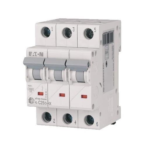 Eaton Întrerupător de supracurent C 25A 3p 6kA GPV-401-99