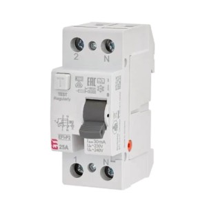 Întrerupător de curent rezidual ETI 2P 25A 30mA Tip AC