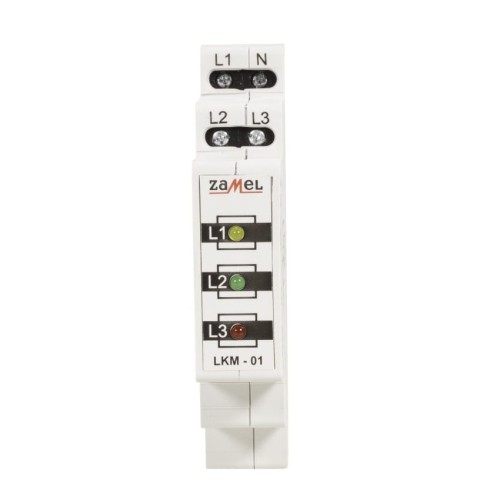 Lampa de control Zamel Led indicator de alimentare 230V/400V GPV-401-105