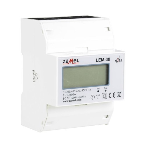 Zamel contor electricitate trifazat 100A LCD GPV-401-109 (2)
