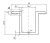Clemă de mijloc H24 Aluminiu 6060 Gaura M8 PV-04-01 (2)