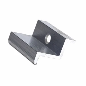 Clemă de capăt H30 Aluminiu 6060 gaura M8