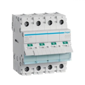 Hager Întrerupător de izolație trifazat 4P 100A 400V AC