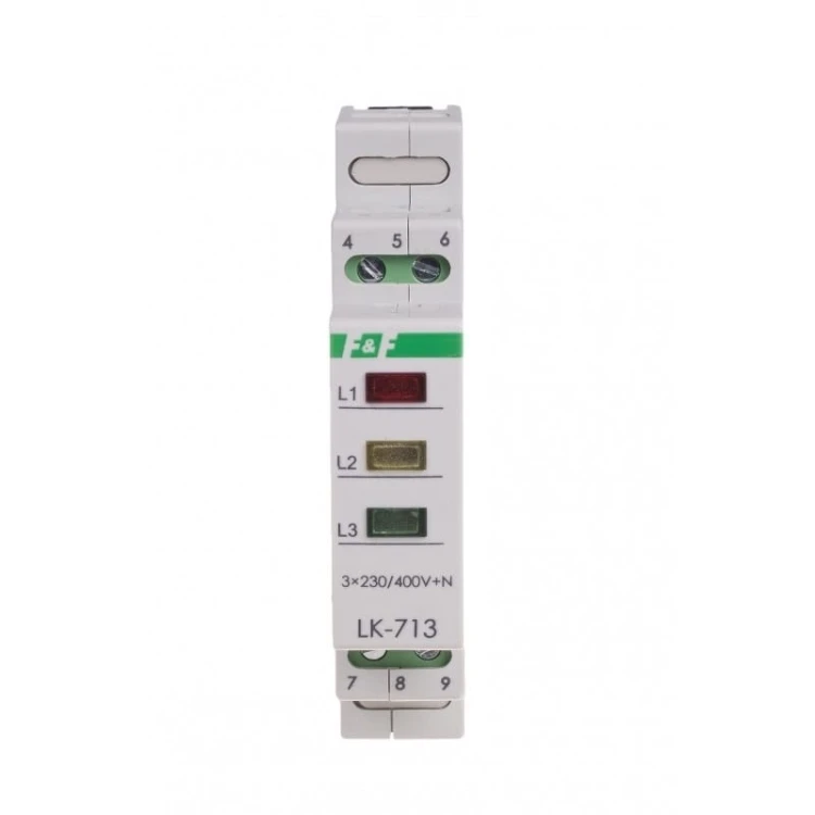 F&F Filipowski Lampă indicatoare de semnal 3×230V+N 3xLed GPV-401-121