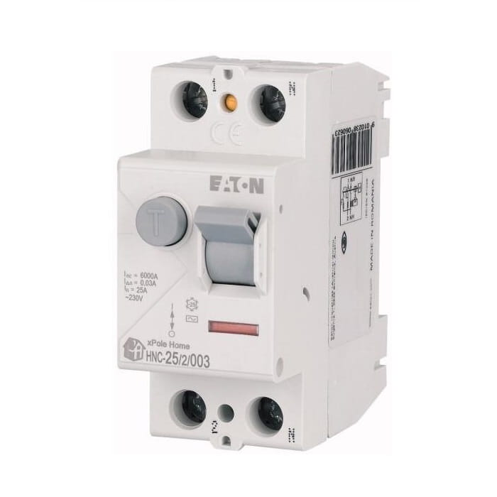 Eaton Întrerupător diferențial de curent 2P 40A 6kA 30mA tip AC GPV-401-124