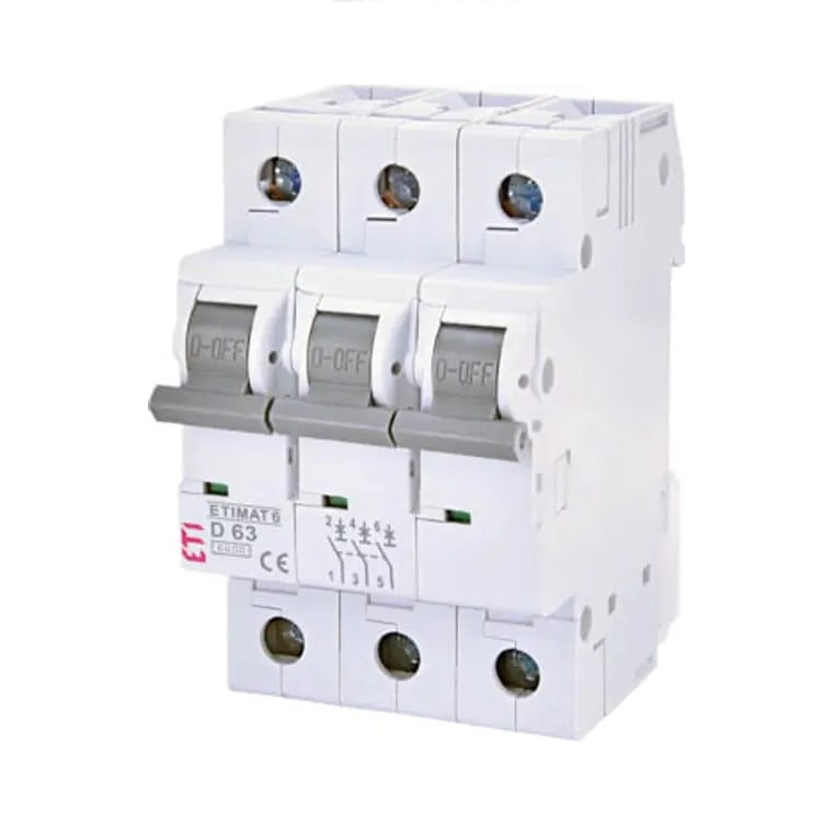 ETI Întrerupător de supracurent B 25A 3P 6kA GPV-401-125