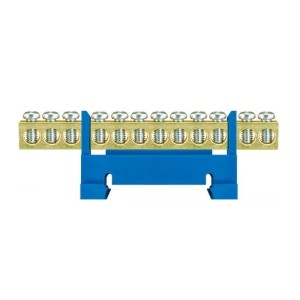 Pawbol Bară de terminale de protecție Albastră LZ 12 / N 12x16mm2 montare