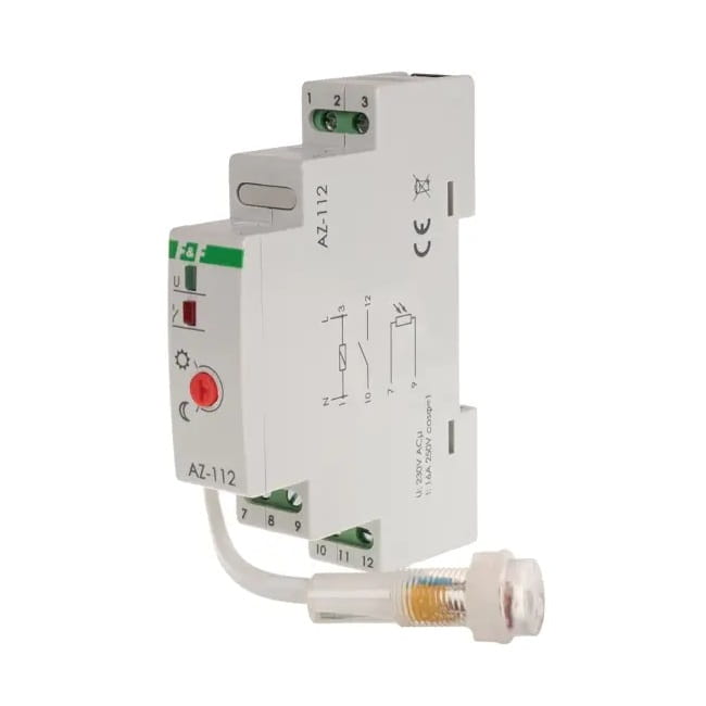 F&F Filipowski Automat Crepuscular 16A 230V 2-1000 Lux IP20/65 GPV-401-146 (2)
