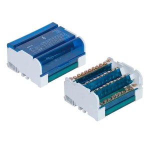 Pawbol Bloc de distribuție 4 poli 125A 500V 11 borne
