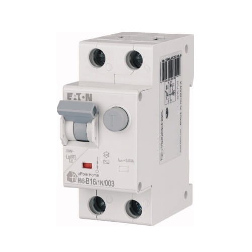 Eaton Întrerupător diferențial cu protecție la suprasarcină B 16A 1P+N 6kA 30mA Tip AC GPV-401-175