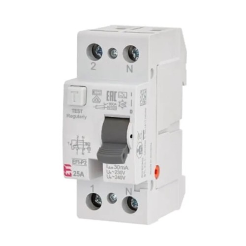 Întrerupător de curent rezidual ETI 2P 40A 30mA Tip AC GPV-401-177