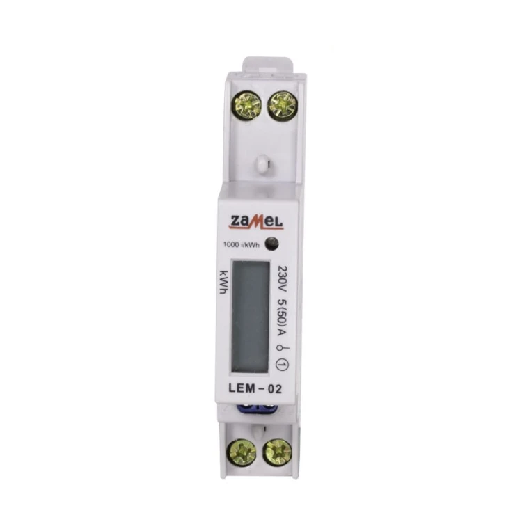 Zamel Contor de electricitate 1-fază LCD 50A 1-MOD GPV-401-184 (4)
