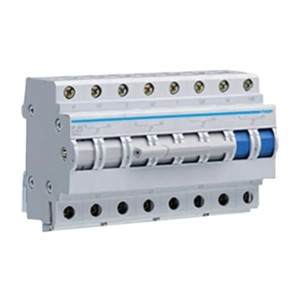 Hager Comutator modular de alimentare I-0-II (1-0-2) 3P+N 63A 400V AC