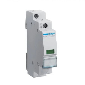Hager Lampă de semnalizare LED verde 230V AC