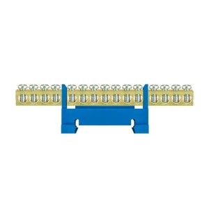 Pawbol Bara neutră, cu clemă pe șină -15 albastră - bază joasă