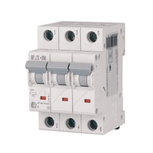 Întrerupător de supracurent Eaton C 63A 3P 6kA