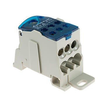 ELEKTRO-PLAST Bloc de distribuție 1 pol 125A TH35 albastru UKK-125 GPV-401-214