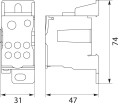 ELEKTRO-PLAST Bloc de distribuție 1 pol 125A TH35 albastru UKK-125 GPV-401-214 (2)