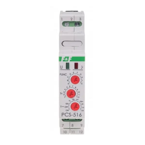 F&F FILIPOWSKI Releu de timp cu 10 funcții PCS-516UNI GPV-401-217 (2)