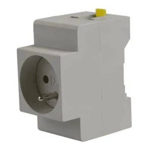 Soclu cu împământare Pawbol pentru șină TH M.06-16A/250V